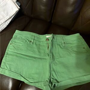 Adam Levine Collection Green Cargo Shorts